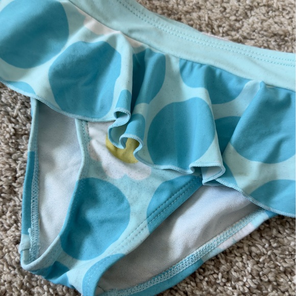 Gymboree Girl’s blue polka dot Two Piece bikini bathing suit Swimsuit Size 5 - Picture 7 of 10